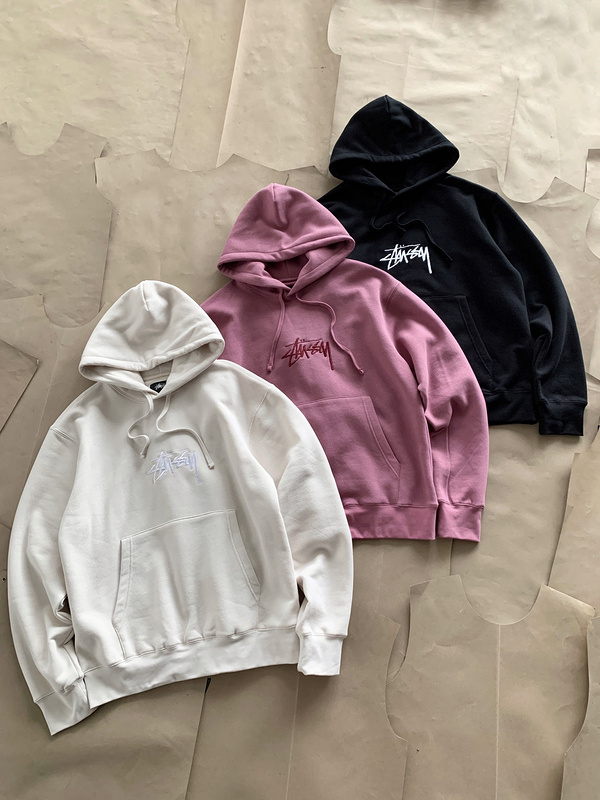 Худи Stussy Logo In The Center "Pink" фото № 4