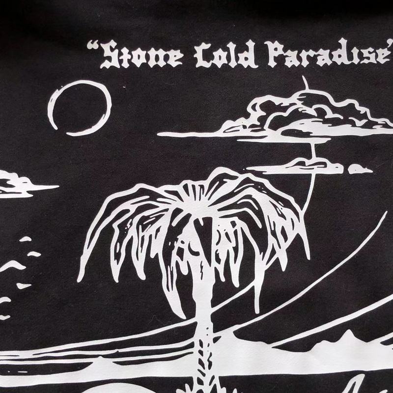 Худи Stussy Palm Tree With Billiard Ball "Black" фото № 3