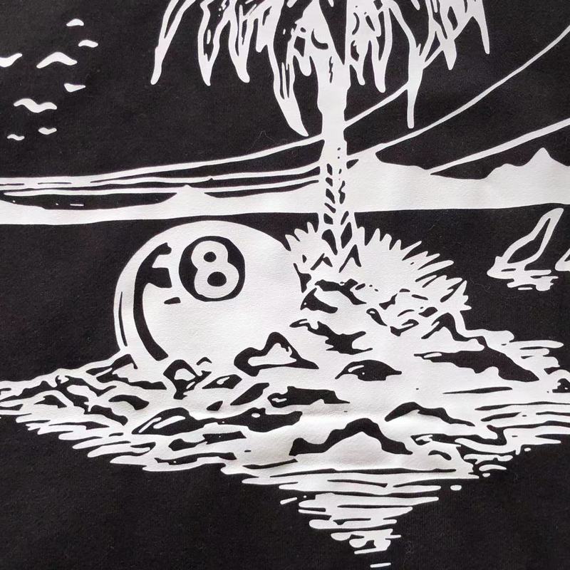 Худи Stussy Palm Tree With Billiard Ball "Black" фото № 4