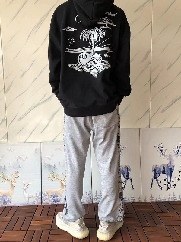 Худи Stussy Palm Tree With Billiard Ball "Black" фото № 9