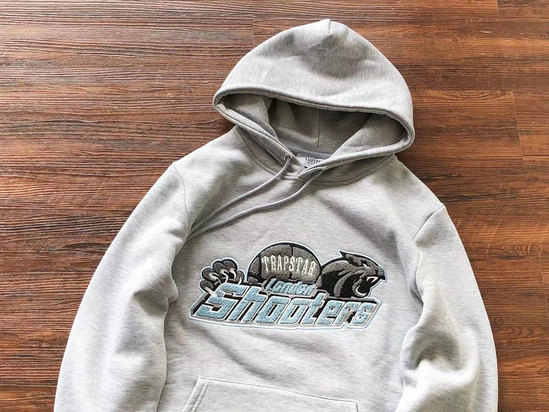 Худи Trapstar Leopard Print With Inscription "Gray" фото № 2