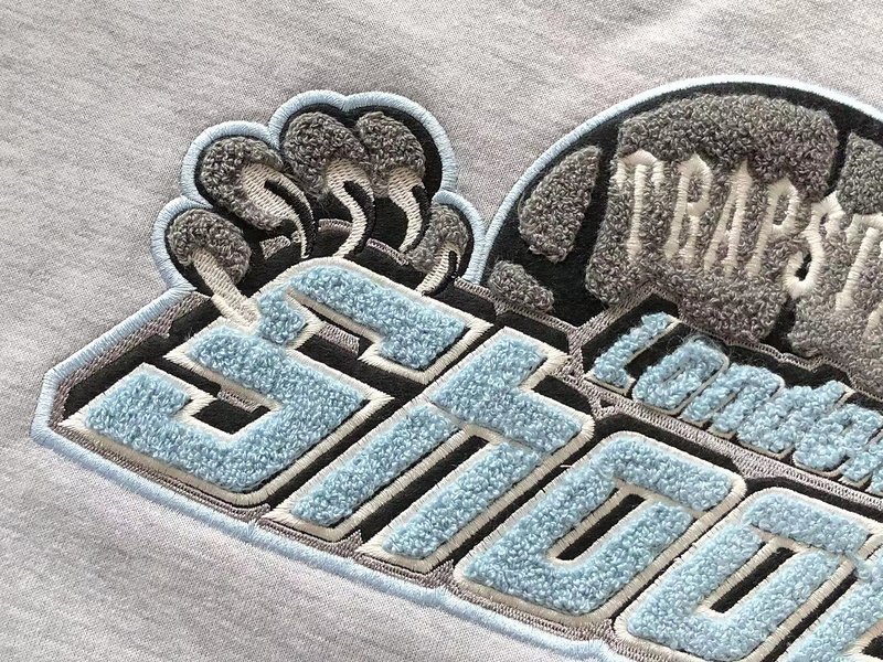 Худи Trapstar Leopard Print With Inscription "Gray" фото № 3