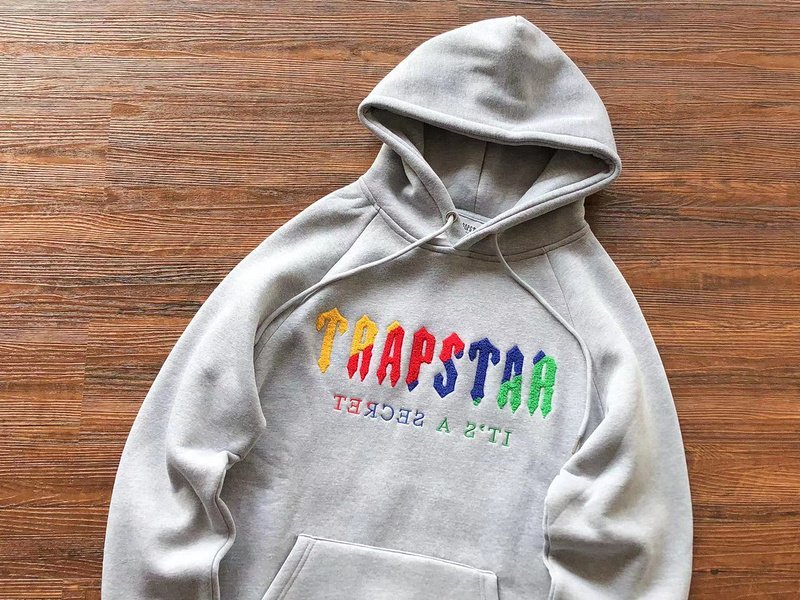 Худи Trapstar Multicolor Logo With Mirror Inscription "Gray" фото № 2