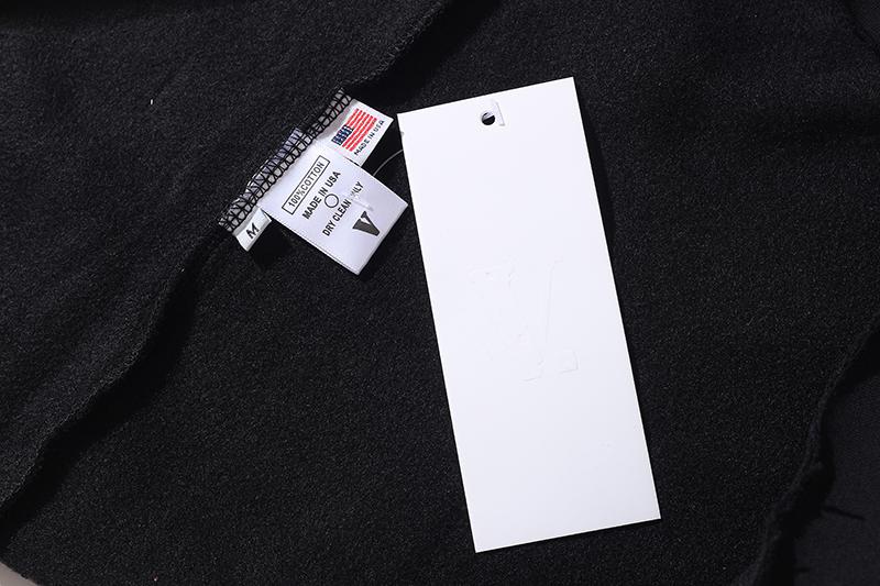 Худи Vlone Orange V Logo "Black" фото № 3