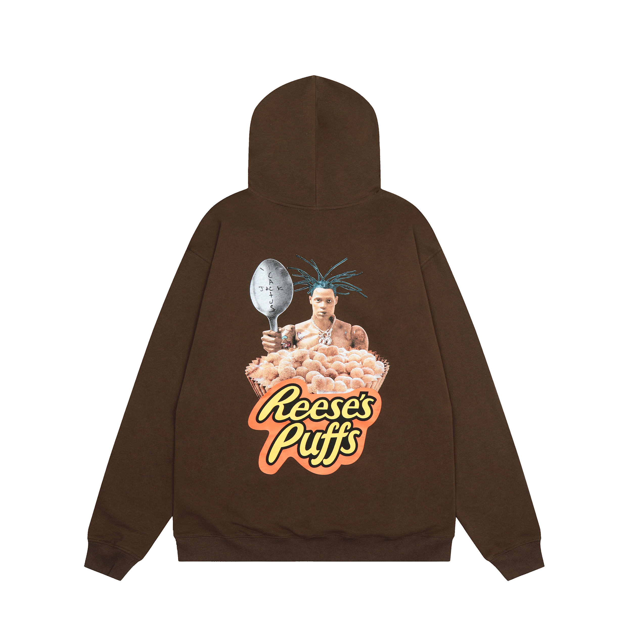 Худи Vlone Reeses Puffs "Brown" фото № 2