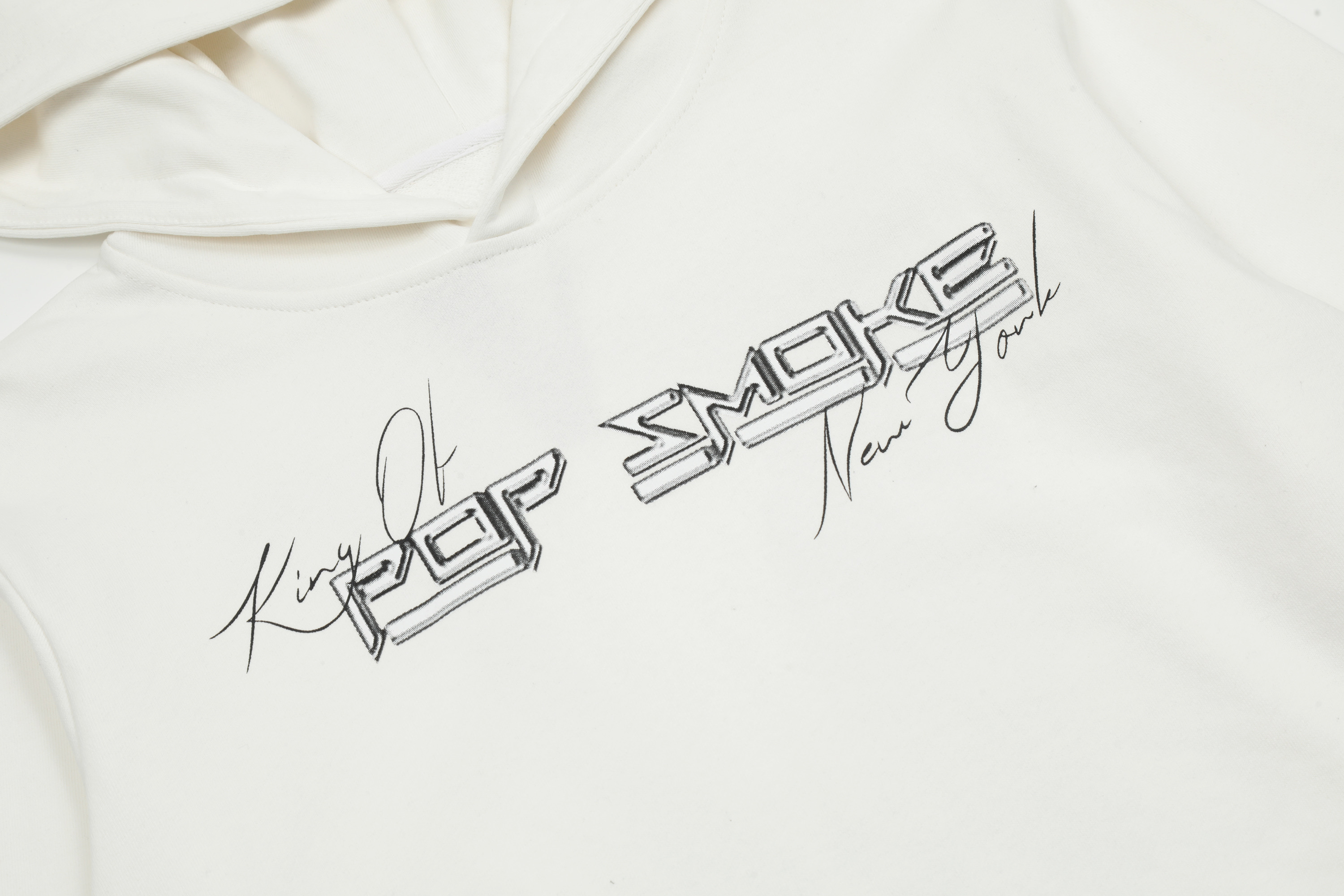 Худи Vlone Pop Smoke New York Faith "White" фото № 6