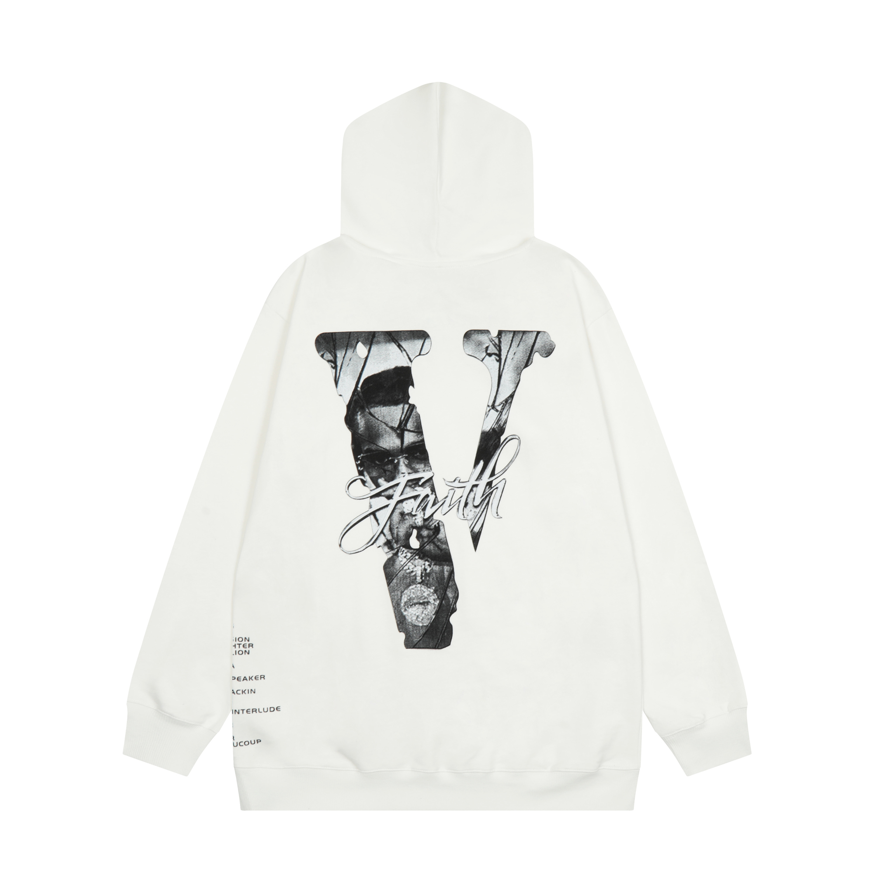 Худи Vlone Pop Smoke New York Faith "White" фото № 2