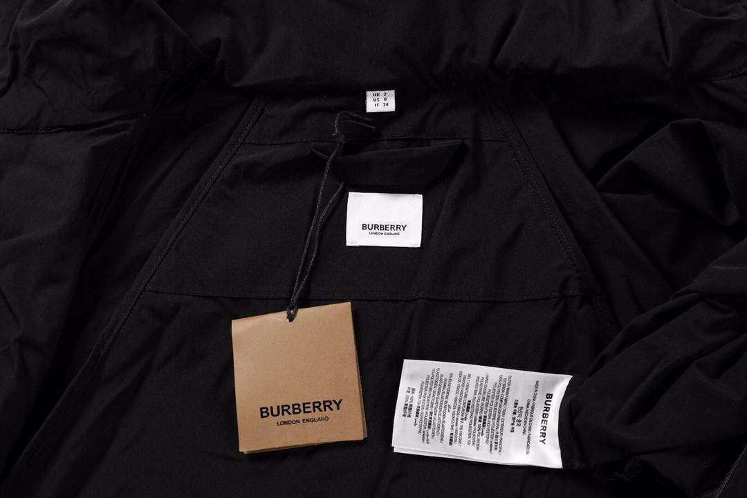 Куртка Burberry Frontside Print Glossy Warrior And Horse "Black" фото № 4