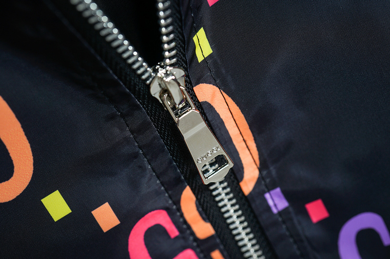 Ветровка Gucci Print Brand "Black/Blue" фото № 3