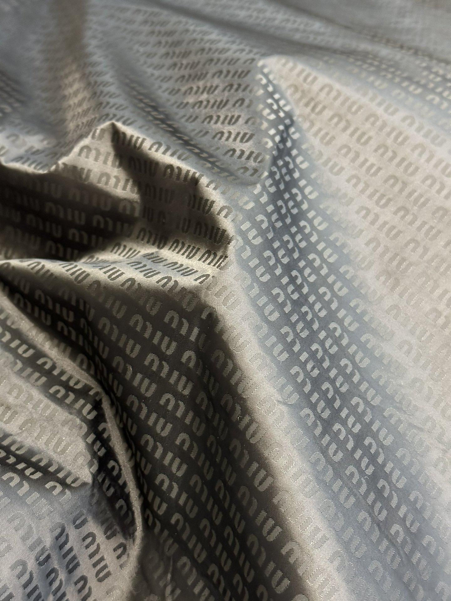 Куртка Miu Miu Black Frontside Logo On Pocket White Logo "Black" фото № 7