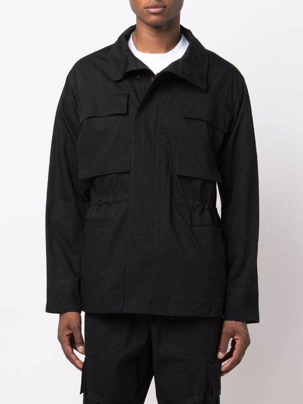 Ветровка Off White Leather Logo "Black" фото № 2