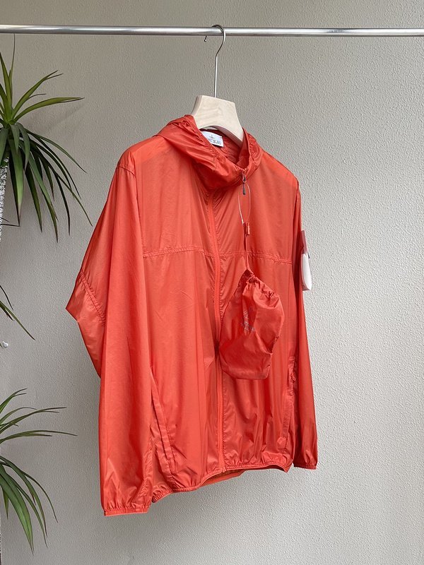 Ветровка Stone Island Lightweight With A Handbag "Scarlet/Orange" фото № 9