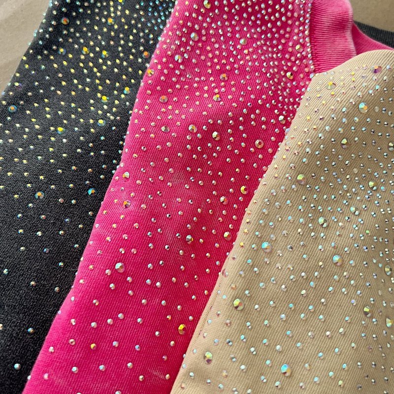 Лонгслив Balenciaga Glitter Decoration Front "Pink" фото № 4