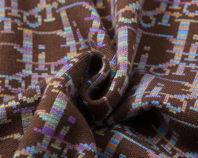 Лонгслив Christian Dior Colorful Print Logos Dior "Brown" фото № 7