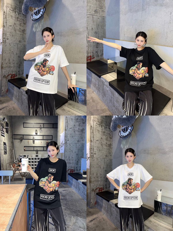 Футболка Christian Dior Visions of Cody "White" фото № 4