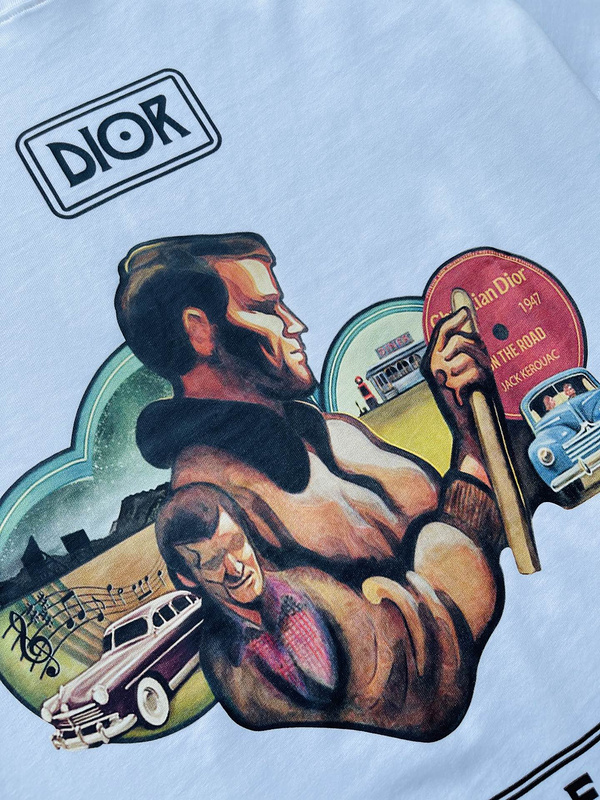 Футболка Christian Dior Visions of Cody "White" фото № 3