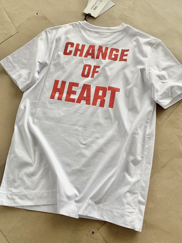 Футболка Chrome Hearts Inscription "Beige/Red" фото № 2