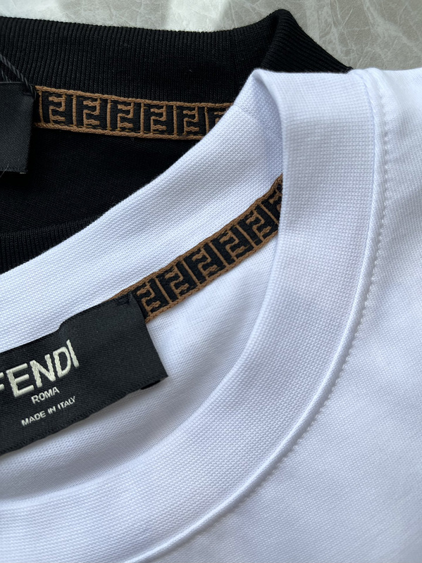 Футболка Fendi People "White" фото № 2