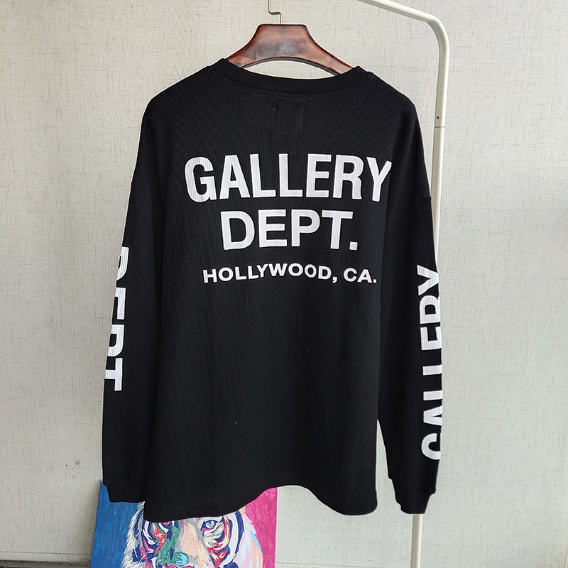 Лонгслив Gallery Dept Hollywood Lettering "Black" фото № 2