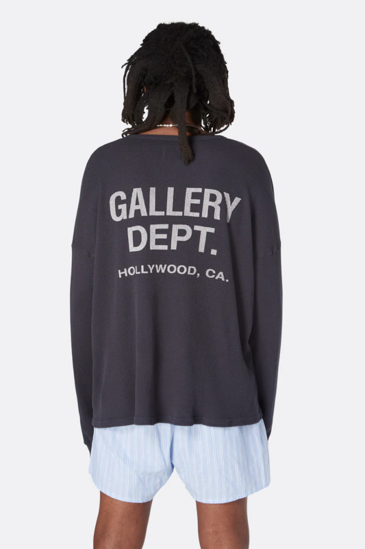 Лонгслив Gallery Dept Hollywood Lettering "Black" фото № 4