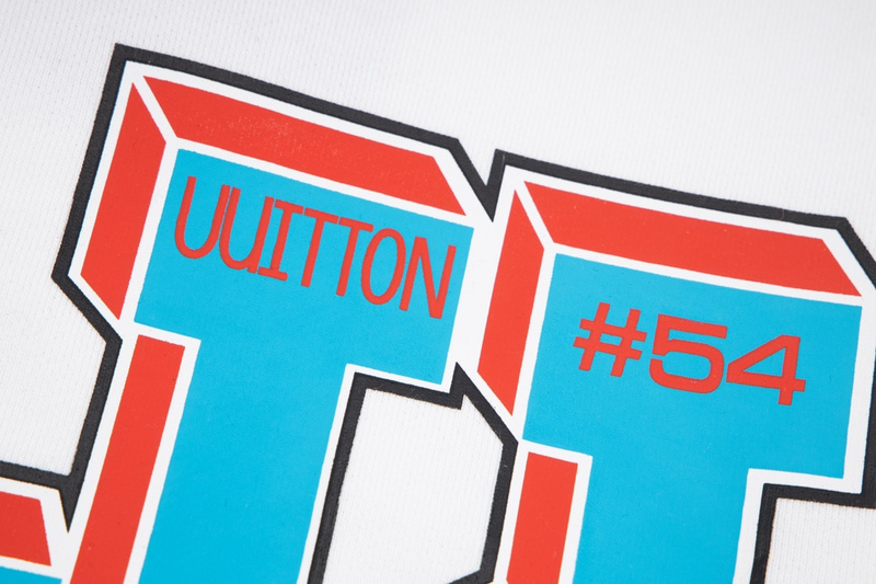 Лонгслив Louis Vuitton Capital Letters Of The Brand "White" фото № 2