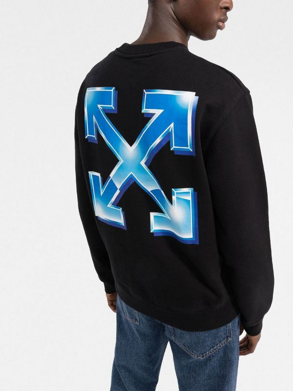 Лонгслив Off White Logo Pointers "Black" фото № 7