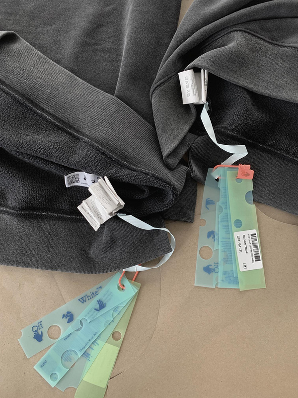 Лонгслив Off White Small Hand Drawings "Black" фото № 8