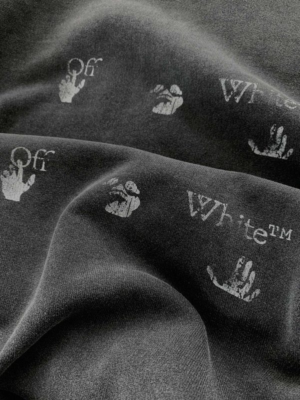 Лонгслив Off White Small Hand Drawings "Black" фото № 6