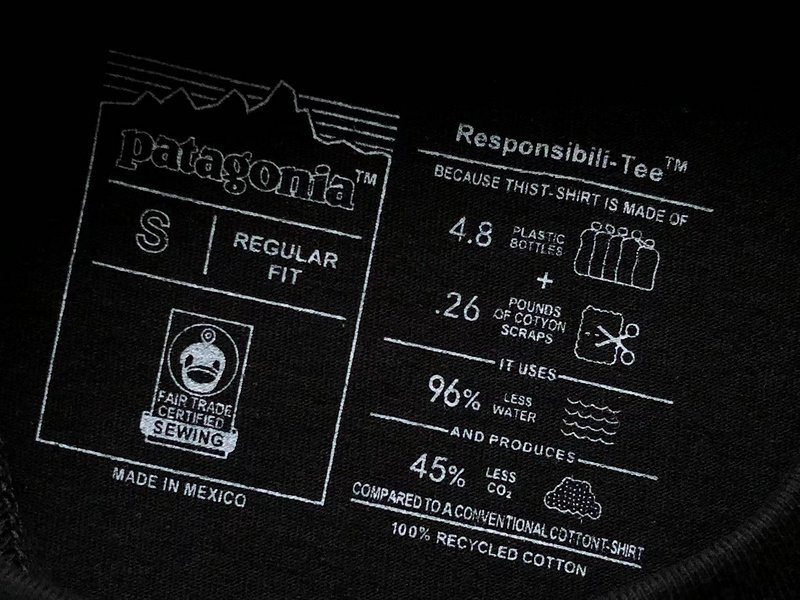 Лонгслив Patagonia Mountain Landscape Inside Circle "Black" фото № 8