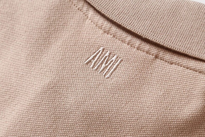 Поло Amiri Heart logo "Beige" фото № 7