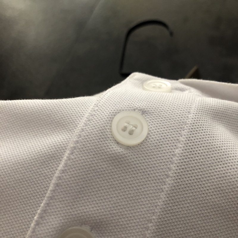 Поло Burberry With A Logo Stamp "White" фото № 3