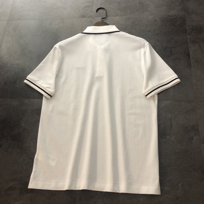 Поло Celine Embroidered Logo "White" фото № 2