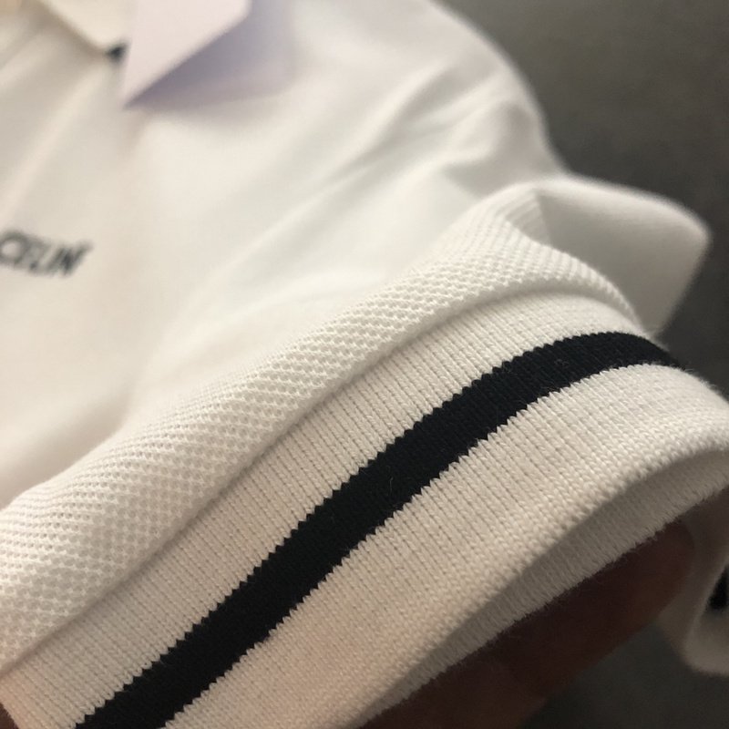 Поло Celine Embroidered Logo "White" фото № 4