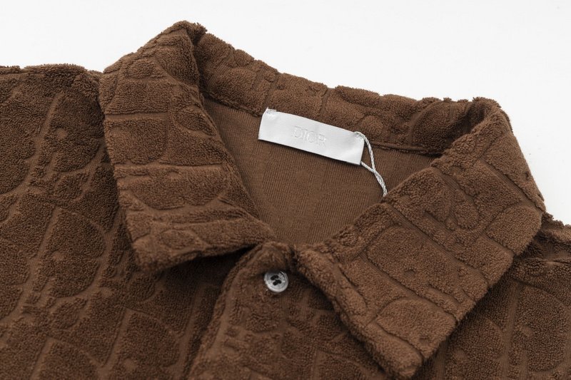 Поло Christian Dior Terry Style "Brown" фото № 2