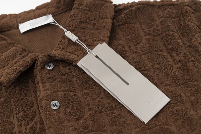 Поло Christian Dior Terry Style "Brown" фото № 5