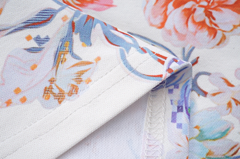 Поло Dior The Beauty Of Flowers "White" фото № 9