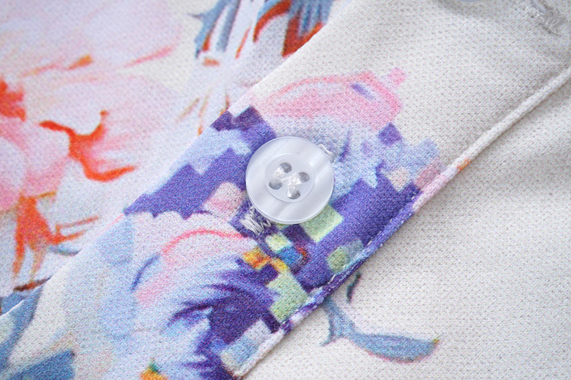 Поло Dior The Beauty Of Flowers "White" фото № 5