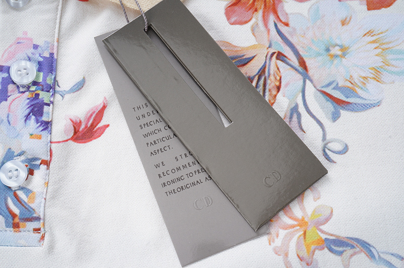 Поло Dior The Beauty Of Flowers "White" фото № 2