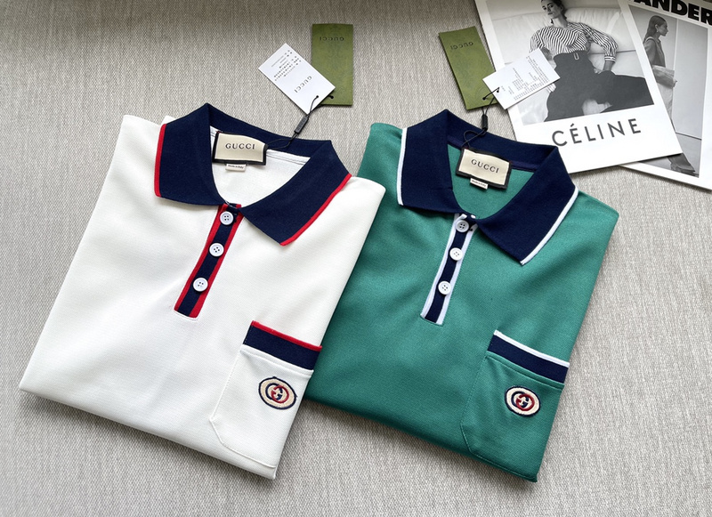 Поло Gucci With a Pocket "White" фото № 3