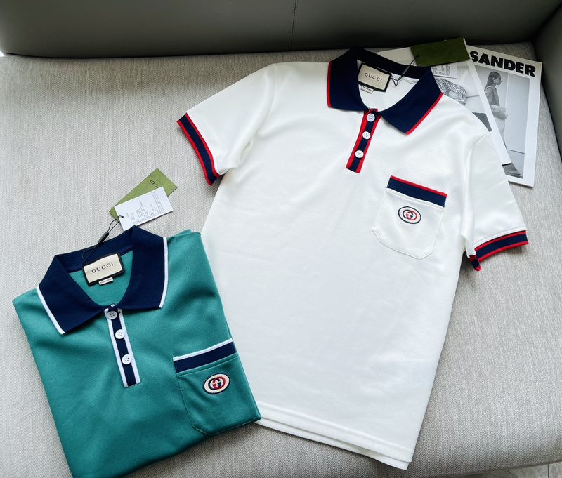 Поло Gucci With a Pocket "White" фото № 4