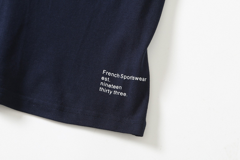 Поло Lacoste French Sportswear Est "Blue" фото № 7