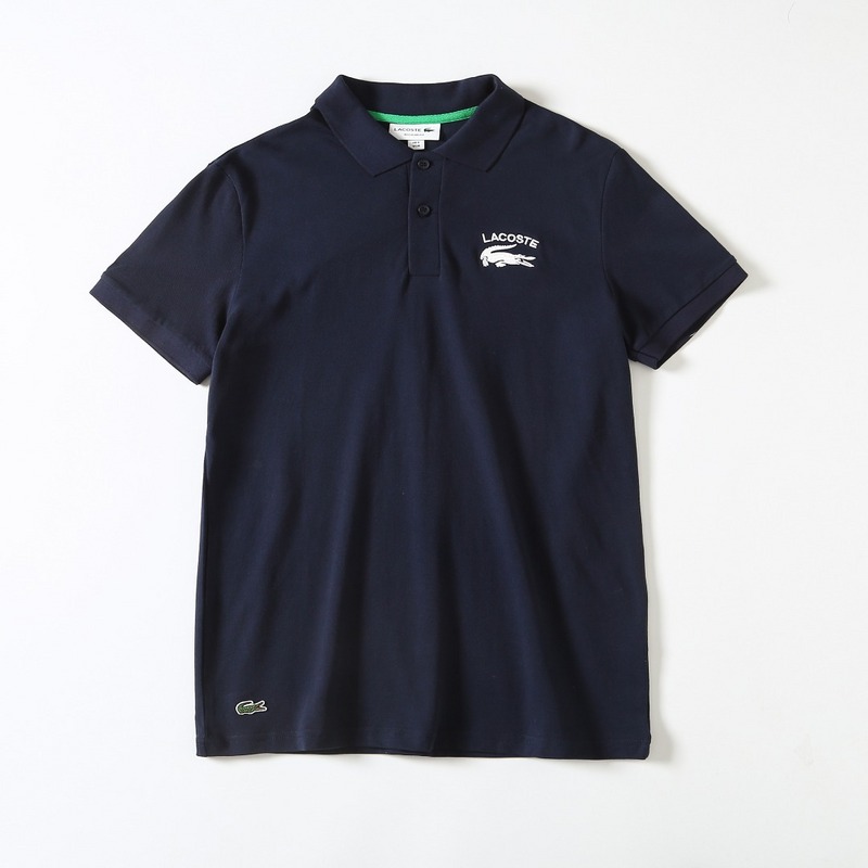 Поло Lacoste French Sportswear Est "Blue" фото № 2