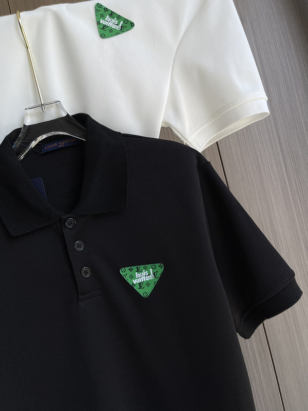 Поло Louis Vuitton Inverted Triangle "Black" фото № 6