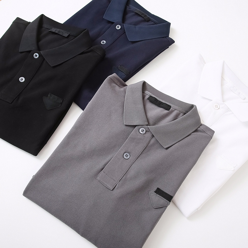 Поло Prada Brand Patch "Black" фото № 3