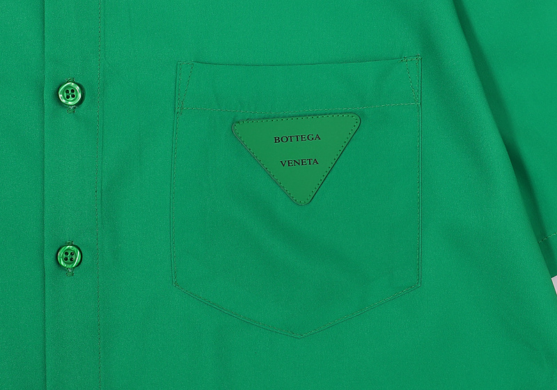Рубашка Bottega Veneta With Triangle "Green" фото № 7