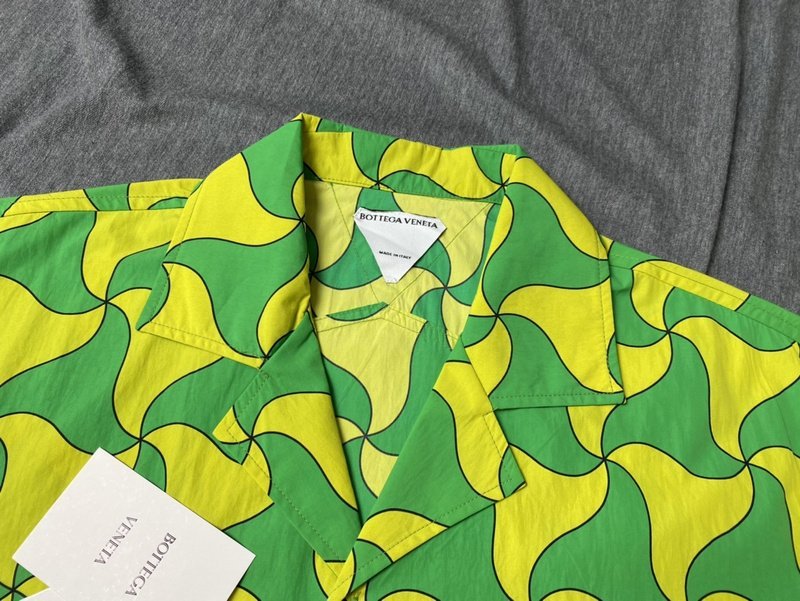 Рубашка Bottega Veneta Crows Feet "Green" фото № 4