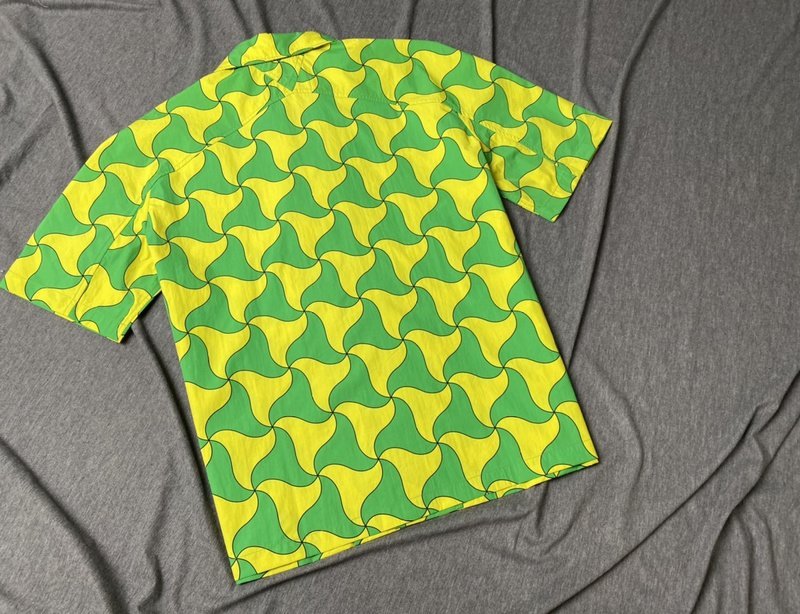 Рубашка Bottega Veneta Crows Feet "Green" фото № 5