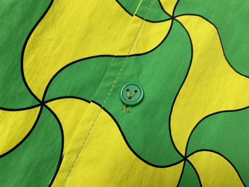 Рубашка Bottega Veneta Crows Feet "Green" фото № 7