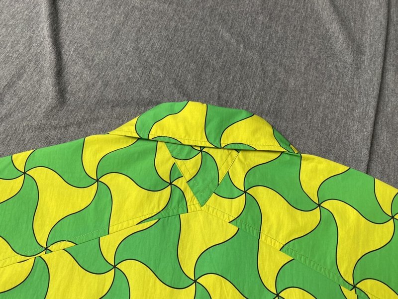 Рубашка Bottega Veneta Crows Feet "Green" фото № 8