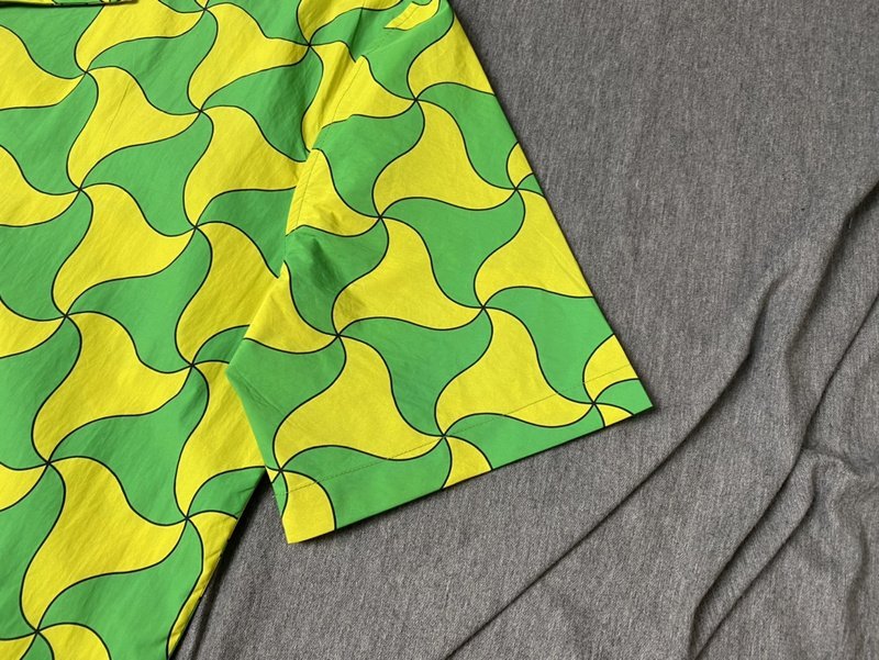 Рубашка Bottega Veneta Crows Feet "Green" фото № 2